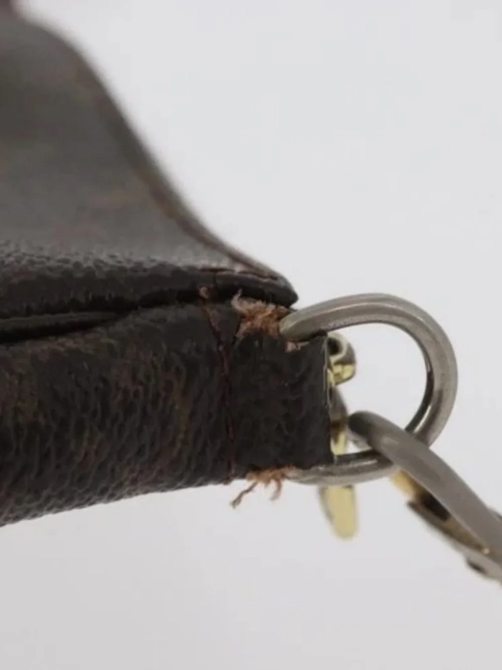 LOUIS VUITTON Monogram Pochette Accessoires Pouch M51980 LV Auth BA12039